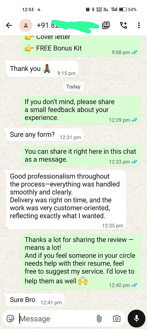 Client Testimonial 9