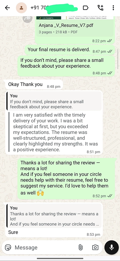 Client Testimonial 8