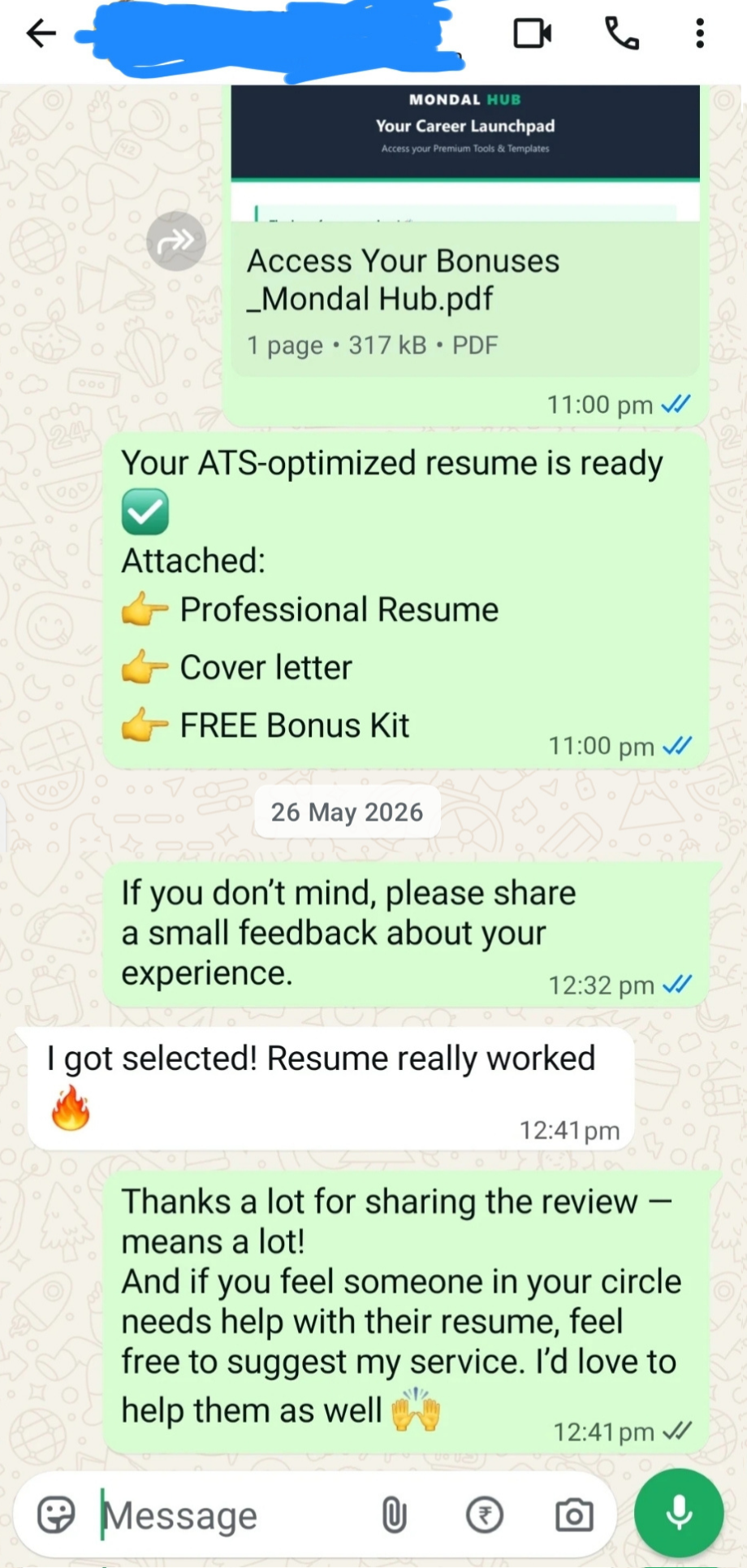 Client Testimonial 1